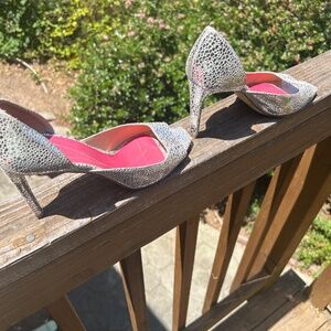 Kate Spade New York Lara Silver Dress Heels